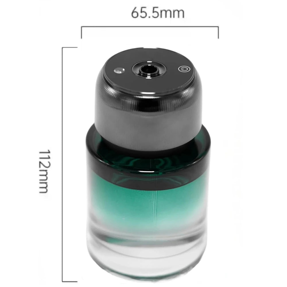 160ml Car Fragrance Diffuser with Automatic On Off, 3 Spray Modes and USB Charging for Car Interior Use, Ocean Scent Air Freshener with Ambient Light