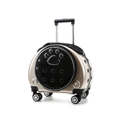 Pet Luggage, Transparent Space Capsule, Multi-purpose Backpack, Cat Bag, Large Capacity, Two Portable Small Dogs, Outdoor Bag