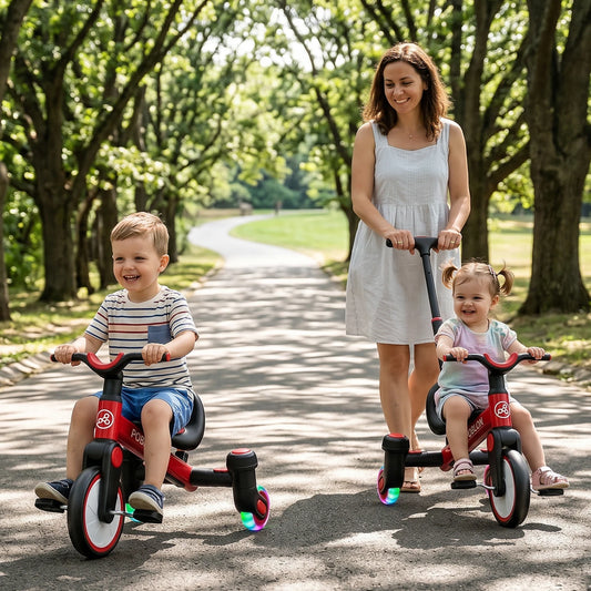 3-IN-1 Drift Trike Toddler Tricycle For 1.5-5 Years Old 360° Spin Light Up Wheels Adjustable Seat 3 Ride Modes Strong Frame Easy Assembly Toddler Bike For Boys And Girls