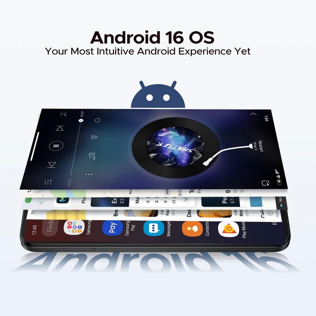 DOOGEE Note56 Pro Smartphone 32GB+128GB Android 16 6150mAh Battery 6.56'' 90Hz Screen 13MP+8MP Widevine L1 NFC Cell Phone