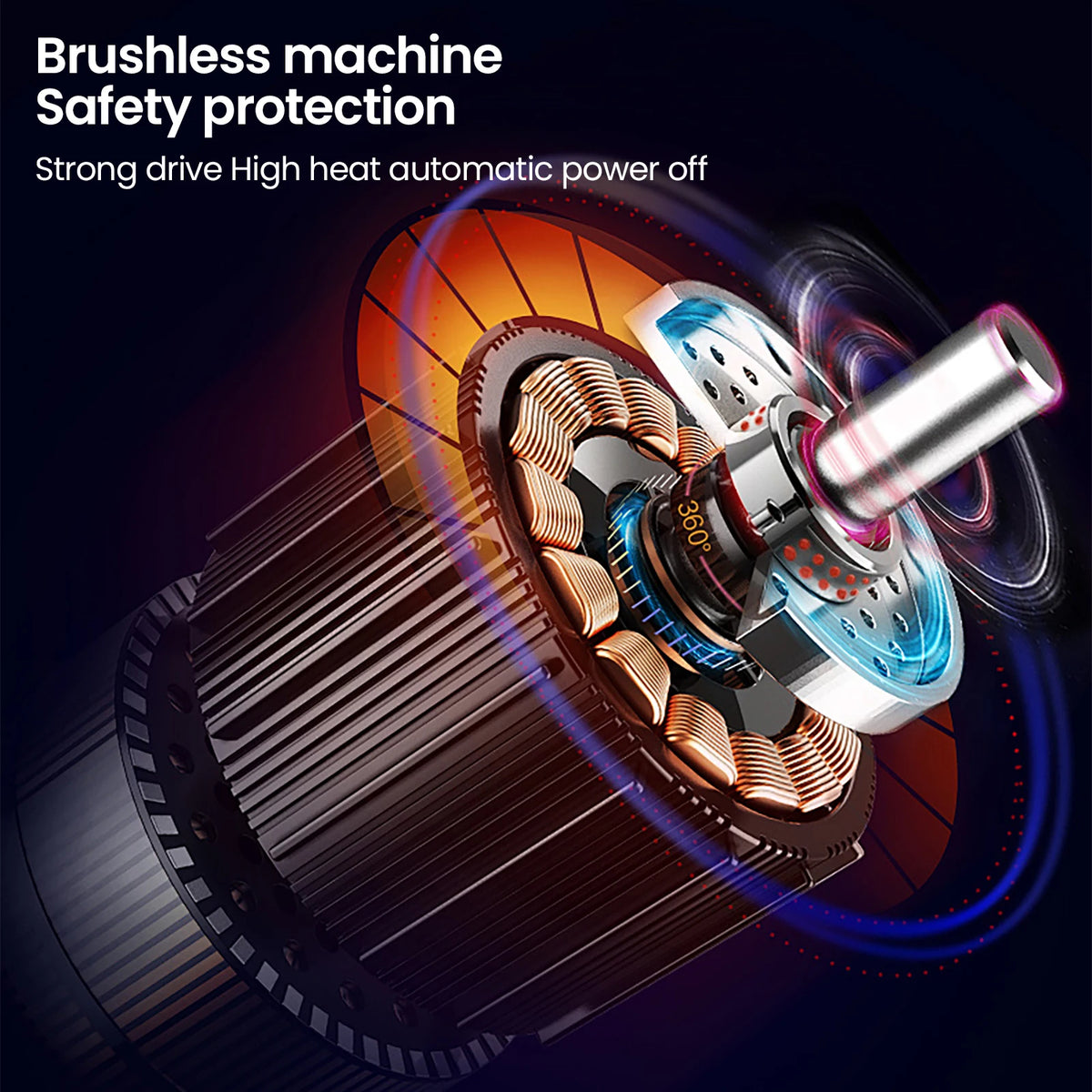 1500W 12Inch Cordless Chainsaw Brushless Lithium Battery Powered Household Woodworking Electric Efficient Handheld Cutting Power Tool with Makita 21V Battery