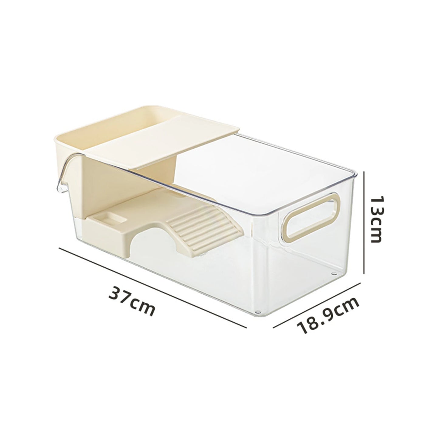 Turtle Tank with Basking Ramp Reptile Habitat Tank Resting Accessories for Amphibians Tortoises Feeding Container