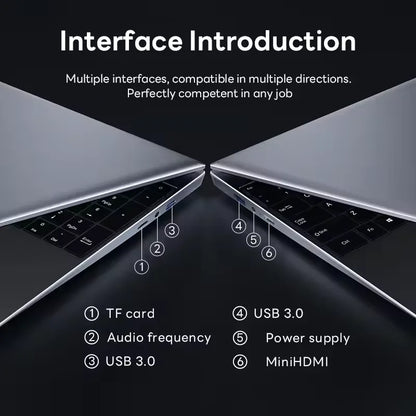 2026 New Intel Core I9-10980HK 14.1 inch Laptop Computer Portable Windows 11 Pro Notebook 16GB RAM 1TB 2TB SSD Office Study Gaming Laptops