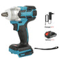 Brushless Electric Impact Wrench  260-280Nm Torque Wrench Cordless Drill Screwdriver Impact Frequency 0–3200/min Max Torque for Construction, Home Maintenance and Woodworking