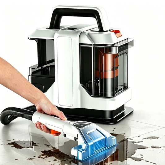 Spot Cleaner 400W-750W 9/15KPa Handheld Carpet Cleaner for Sofa Curtain Spray Suction Integrated Machine Household Clean Machine