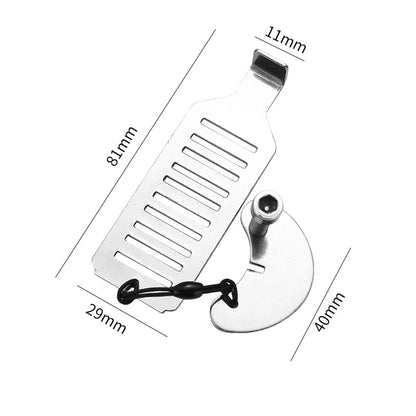 1pc Portable Door Lock Latch For Travel Safety No Drill Manual Hotel Room Jammer Students School Devices For Personal Protection