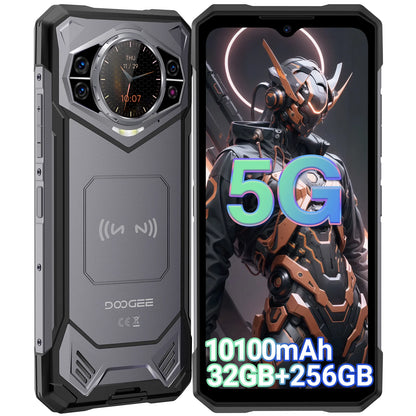 Global Version DOOGEE S200 5G Rugged Phone 6.72" 120Hz Display 12GB 256GB 100MP AI Main Camera 10100mAh Battery NFC Smartphone