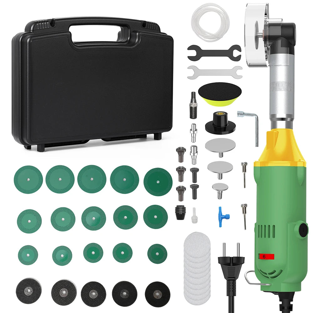 90° Ceramic Tile Beauty Sewing Tool Electric Straight Grinder 6 Variable Speeds Cleaning Machine Grinder Sander Polisher