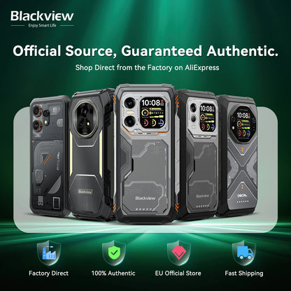 Blackview BL9000 PRO 5G Rugged Smartphone 6.78'' FHD Display 12GB 512GB Infrared Imaging Camera 8800mAh/120W Android 14