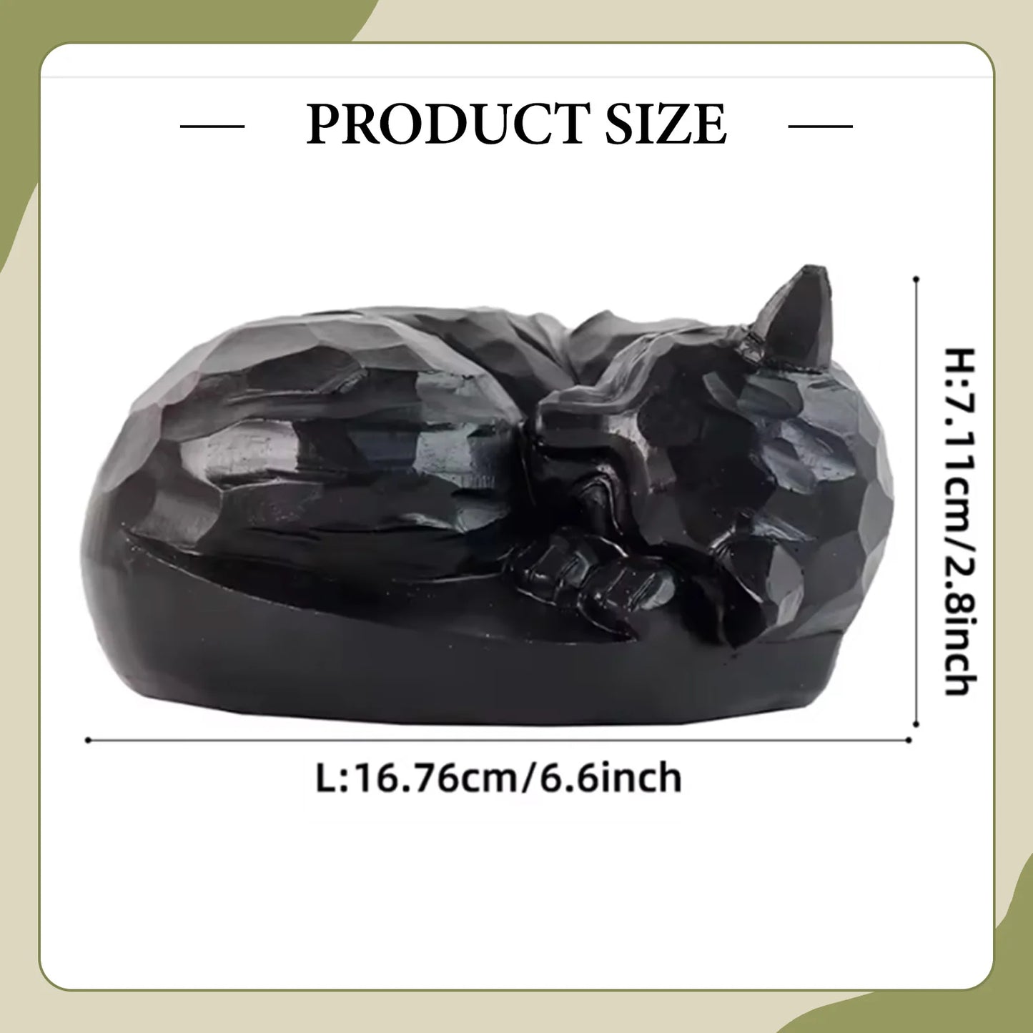 Wooden Cat Urn Pet Cremation Urn Organizer Sculpture for Ash Memorial Keepsake Box Memorial Pets Gift Supplies Storage Container
