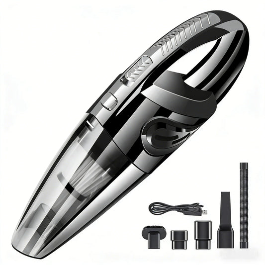 TUERBB VC01 Lightweight & Portable Vacuum Cleaner, Strong Power, USB-C Rechargeable for Car Cleaning Home Pet Hair