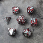 D&D Dice 7 Die Metal DND Dice Set, Weighted Metallic for Dungeons and Dragons Dice Set, Polyhedral D and D Dice Roleplaying Cube