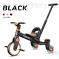 3-in-1 Toddler Tricycle for 1.5-5 Years Old Drift Trike Baby Balance Bike with 360° Spin Wheels Adjustable Seat Kids Tricycle