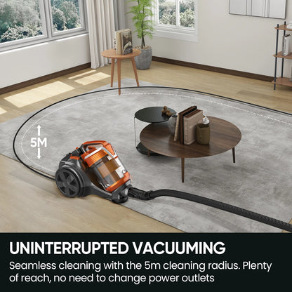 3600W 15000PA  Vacuum Suction Power Vacuum Cleaner Handheld Smart Home Dust for Clean Floor, Carpet, Sofa & Pet Hair