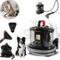 450W High Power Wet Vacuum Cleaner with 15000Pa Strong Suction, Dry-Wet Mop Vacuum, 1.2L Clean Water Tank + 0.6L Dirty Water Tank, for Carpet, Sofa, Upholstery, Car Interior Cleaning, Home and Vehicle Use
