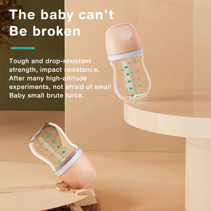 TOP Sale Baby Bottles Newborn Wide-caliber Nursing Glass Bottles Anti-flatulence Milk Feeding Bottles Infant 0-3 Month BPA Free