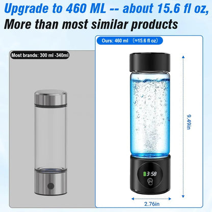 Electric Performance Hydrogen Water creator SPE PEM duel Chamber lonizer + PPB & Time Display Electric Hydrogen Water