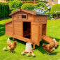 Chicken Coop on Stilts with Wooden Laying Nest Protects Chickens from Predators, Raised Nest, Easy to Clean