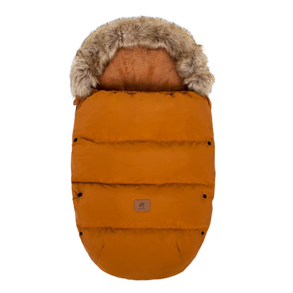 Stroller Footmuff Outdoor Winter Baby Warm In Pram Removable Thicker Windproof Fur Collar Baby Envelope Stroller Accessories