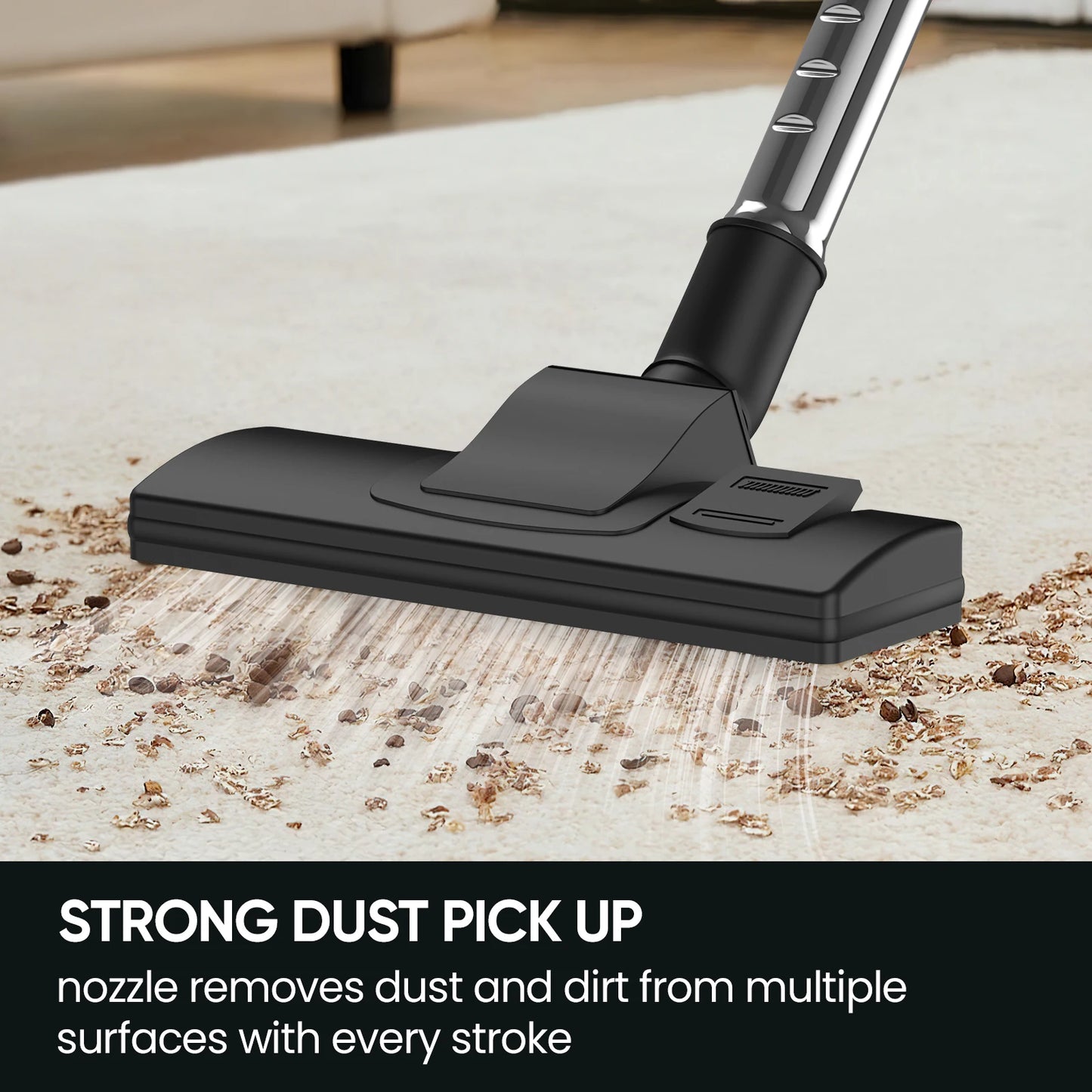 3600W Vacuum Cleaner Household Wired Vacuum Multi-Cyclonic Filtration Cordered Vacuum Hard Floors Carpets Pet Hair 15000PA