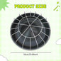 12/18/20 Holes Chicken Feeder Portable Goose Food Dispenser Poultry feed Bucket for Duck Chook Hen Livestock Feeding Supplies