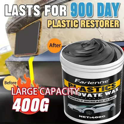 Car Plastic Parts Repair Agent - Multi-Purpose Wax Paste for Dashboard, Sofa Seats, Tires and Scratches, Scratch Repair