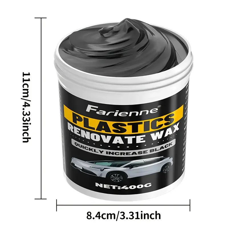 Car Plastic Parts Repair Agent - Multi-Purpose Wax Paste for Dashboard, Sofa Seats, Tires and Scratches, Scratch Repair