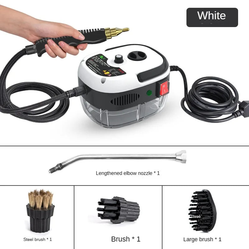 2500W High Temperature and Pressure Handheld Steam Cleaners Air Conditioner dog Hood Car Steam Clean V EU Plug
