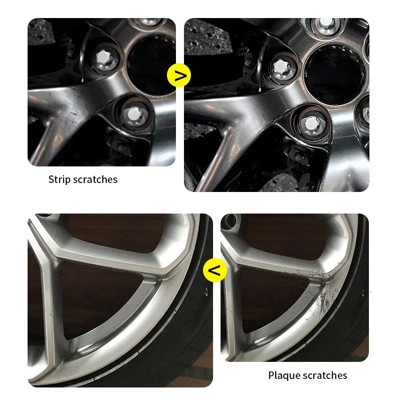 DIY Wheel Paint Repair Kit Car Alloy Wheel Scratch Fix Tool for Rim Surface Damage Auto Rim Dent Care Wheel Refurbished Kit