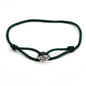 Zalman Wholesale GDS888 Luxury Unisex Bracelet 3 Metal Buckle Hand Chain Adjustable Men's Rope Bracelet for Women Jewelry Gifts