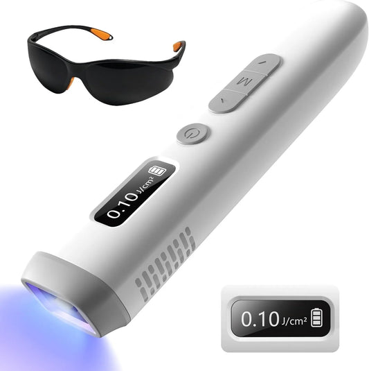 308nm UVB Vitiligo Phototherapy Lamp Handheld Home Use UV Light Therapy Device for Psoriasis Eczema White Spots Skin Treatment