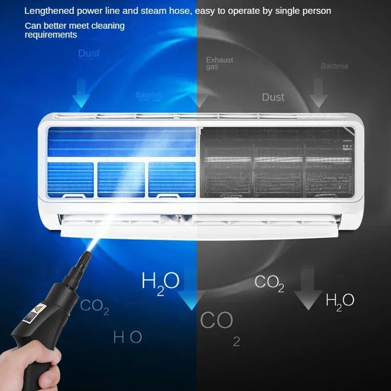 Steam Cleaners High Temperature and Pressure handhold Steam Air conditioners tool Hood Car Steam Clean 2500W