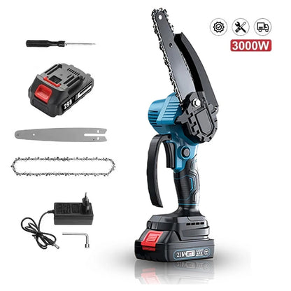 6Inch Brushless Electric Chainsaw Cordless Woodworking Cutter Saw Garden Power Tool For Makita 18V Battery Pin