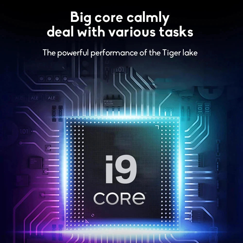 2026 New Intel Core I9-10980HK 14.1 inch Laptop Computer Portable Windows 11 Pro Notebook 16GB RAM 1TB 2TB SSD Office Study Gaming Laptops