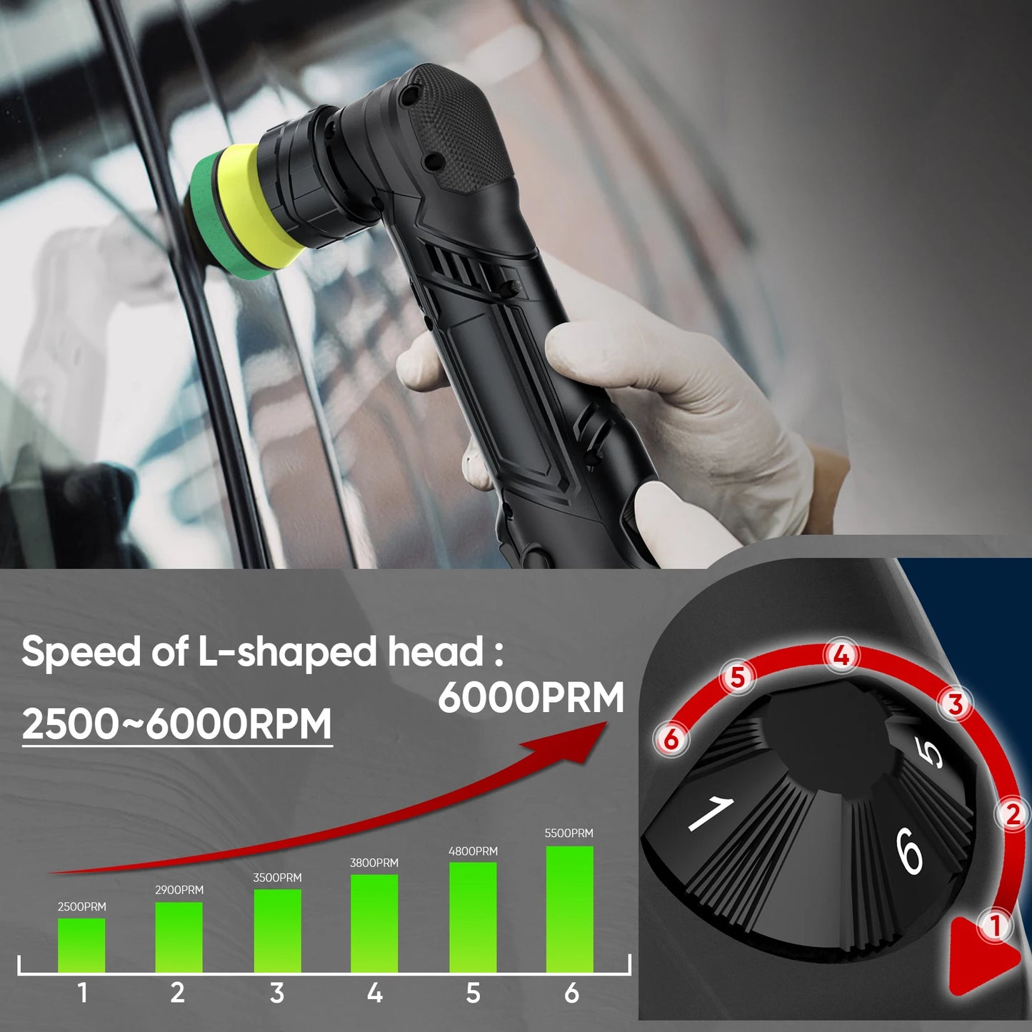 Cordless Mini Car Polisher RO/DA Dual Action Polisher Auto Detailing Scratch Killer Wireless Detail Polishing Machine