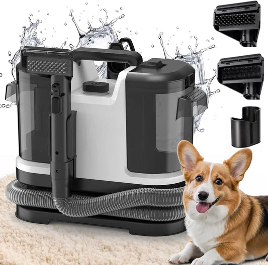 500W Portable Carpet Cleaner Machine 12Kpa Powerful Suction Multifunctional Fabric Sofa Curtain Upholstery Cleaner