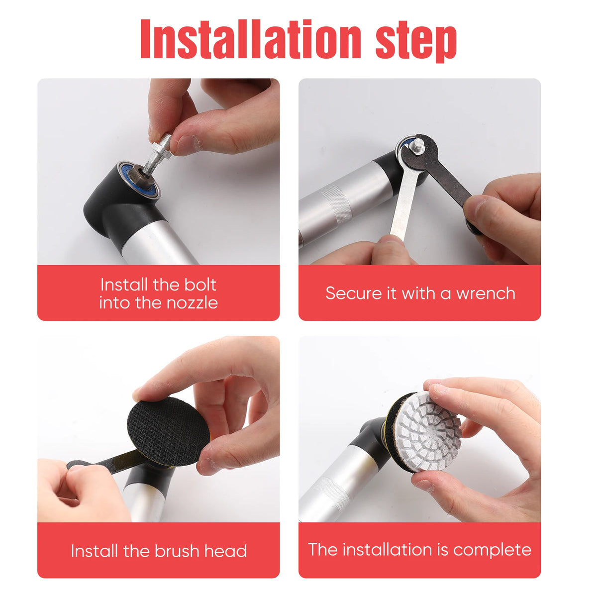 90° Ceramic Tile Beauty Sewing Tool Electric Straight Grinder 6 Variable Speeds Cleaning Machine Grinder Sander Polisher