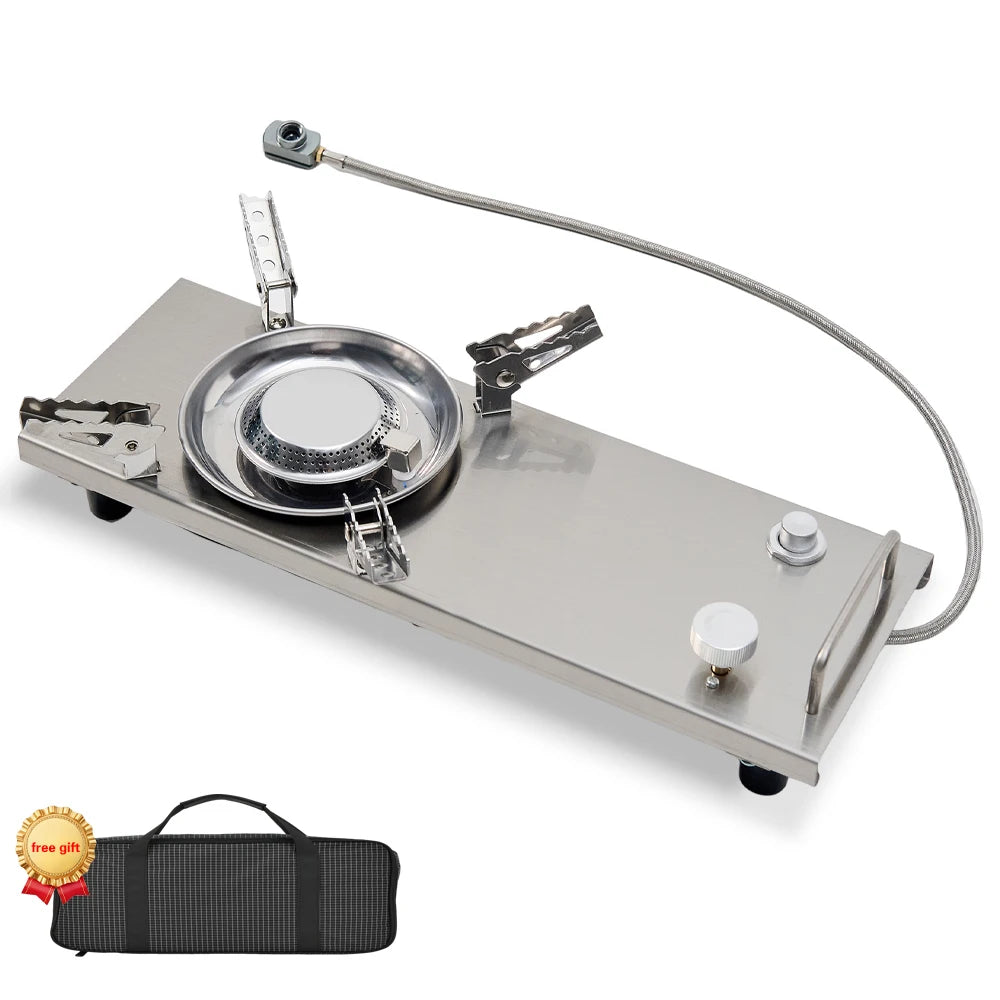 Pandatour Camping IGT Gas Stove 0.5UNT Strong FireBurner One lick Ignite Outdoor Adjustable Equipped  IGT Table Accessories
