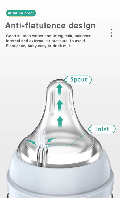 1PCS Newborn Feeding Bottles 90ML/160ML Baby Bottle Glass Bottles Anti-flatulence Milk Feeding Bottles Infant BPA free