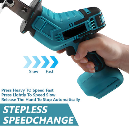 100mm Cordless Electric Reciprocating Saw 3000rpm Variable Speed Metal Wood Cutting Tool Electric Saw For Makita 18V Battery