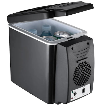12V/220V 2in1 Car Home 6L Mini Fridge Portable Cooler & Warmer for Dormitory Home Cosmetics Breast Milk Insulin QuieOperationt