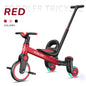 3-in-1 Toddler Tricycle for 1.5-5 Years Old Drift Trike Baby Balance Bike with 360° Spin Wheels Adjustable Seat Kids Tricycle