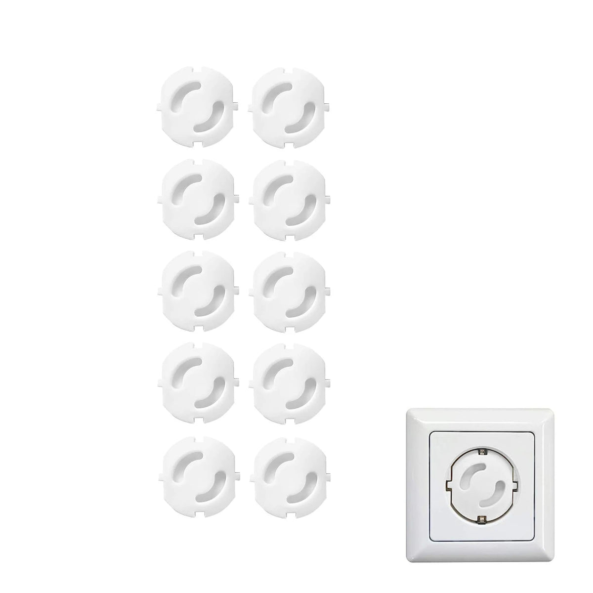Baby Safety Child Electric Socket Outlet Plug Protection Security Two Phase Safe Lock Cover Kids Sockets Cover Plugs