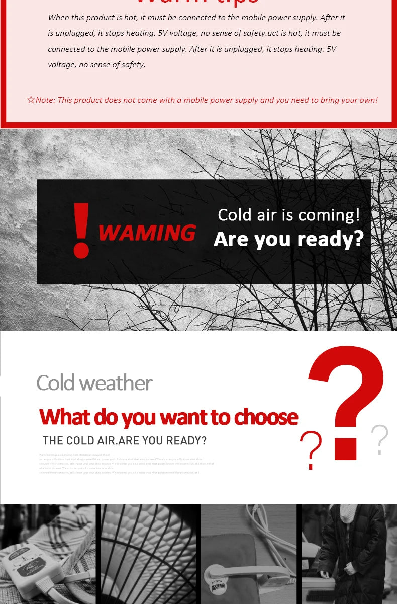 Men USB Infrared 17 Heating Areas Vest Jacket Men Winter Electric Heated Vest Waistcoat For Sports Hiking Oversized 5XL