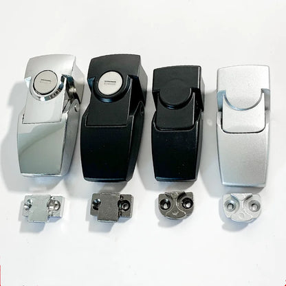 Suitcase Latch Black  Hasp Lock  Zinc Alloy  Hidden Box  Security Toggle Buckle