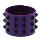 Gothic Punk Hip Hop Rock Spike Rivet Stud PU Leather Wristband Bracelet Bangle