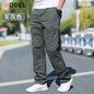Cotton Cargo Trousers Men Work Pants Sports Casual Jogging Training High Quality Overalls Korean Plus Size Loose Straight Pants