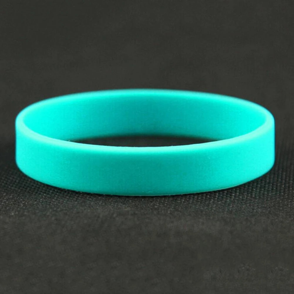 Casual Sports Fitness Silicone Rubber Elasticity Wristband Cuff Bracelet Basketball Sports Wrist Band Силиконовый браслет