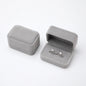 Velvet Ring Box Couple Double Ring Earrings Display Holder Case Proposal Engagement Wedding Marriage Anniversary Jewelry Packing