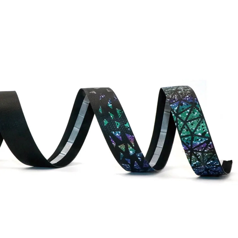 Bicycle Handlebar Tape Change Color Reflective PU+EVA Leather Dimming Sticker Belt Mountain Bike Anti-Vibration Handle Bar Tapes
